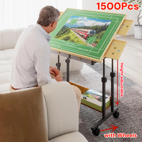 1500 piece jigsaw - jigsaw, table