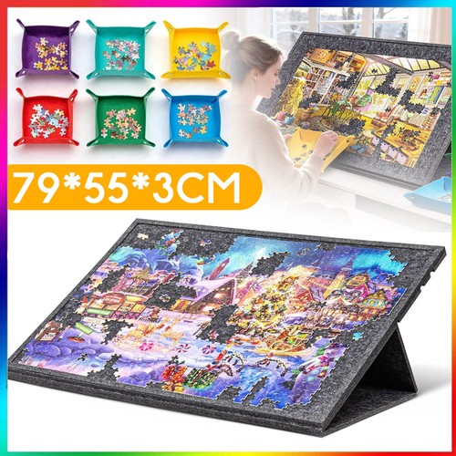 Jigsaw board tilting - tilting, puzzle