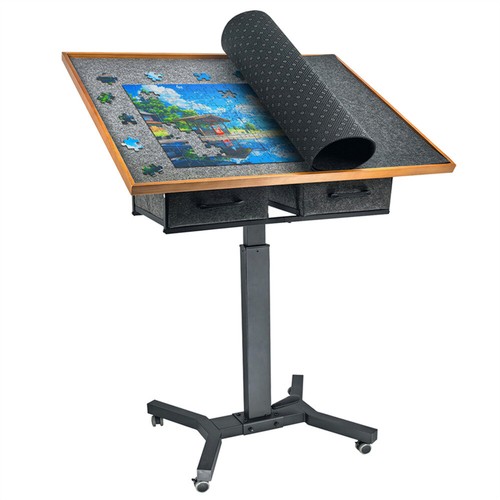 Large jigsaw puzzle - jigsaw, table